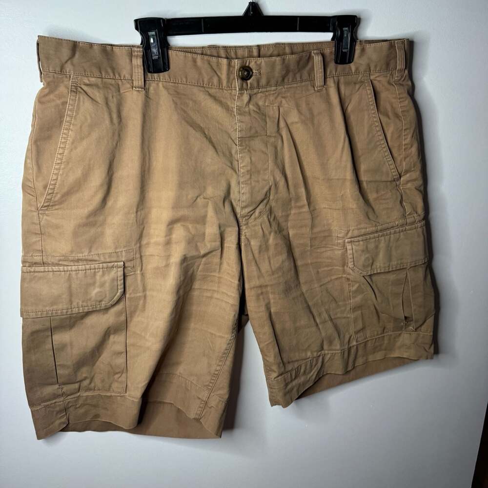 Brooks Brothers 346 Men's W38 Tan Cotton Cargo Shorts